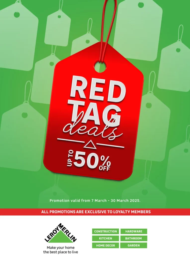Leroy Merlin: Red Tag Deals
