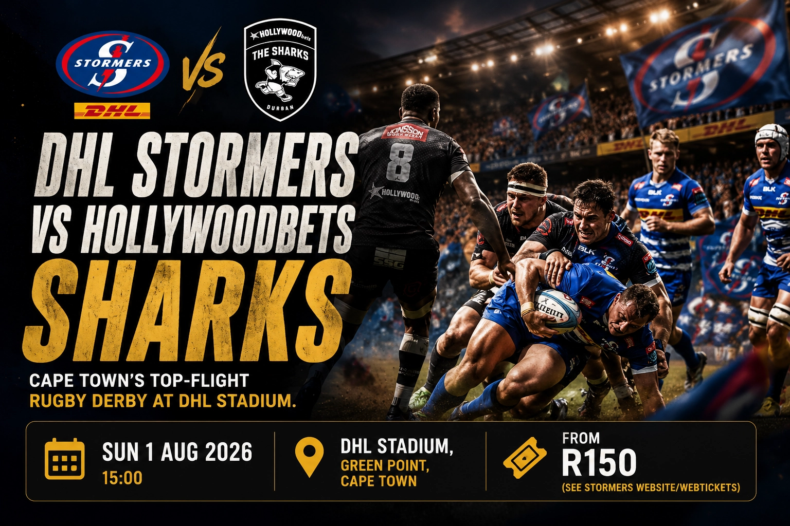 DHL Stormers vs Hollywoodbets Sharks
