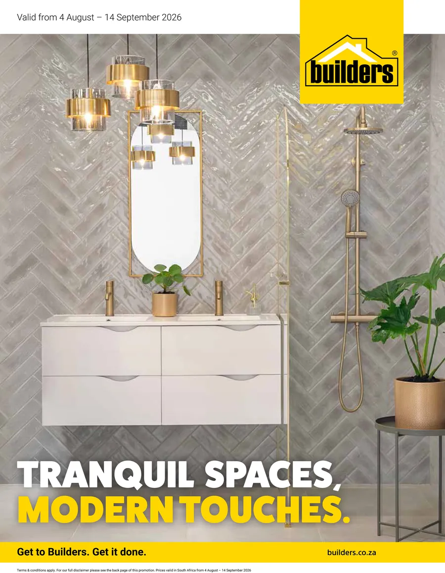 Builders: Tranquil Spaces, Modern Touches