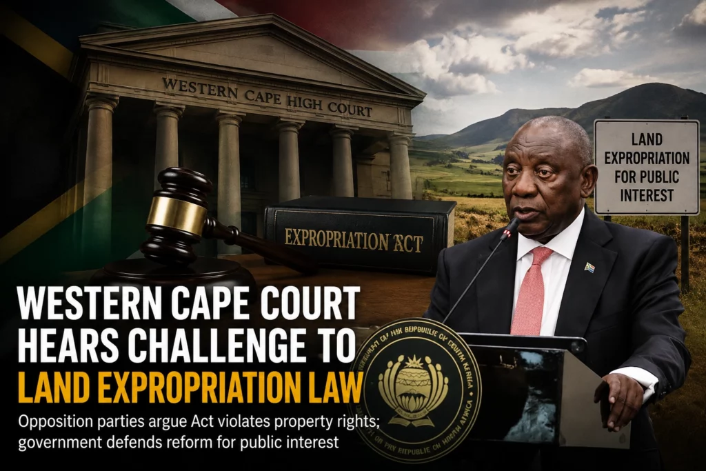 Western Cape court hears challenge to land expropriation law