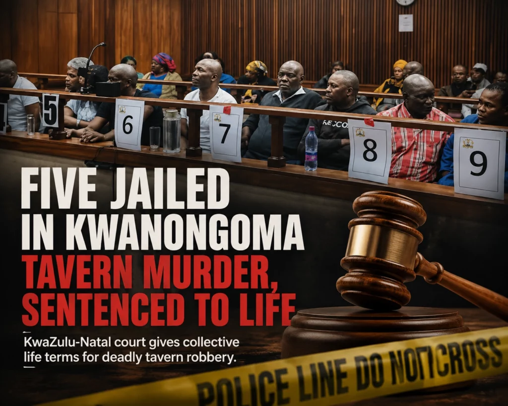 Five Jailed in KwaNongoma Tavern Murder, Sentenced to Life