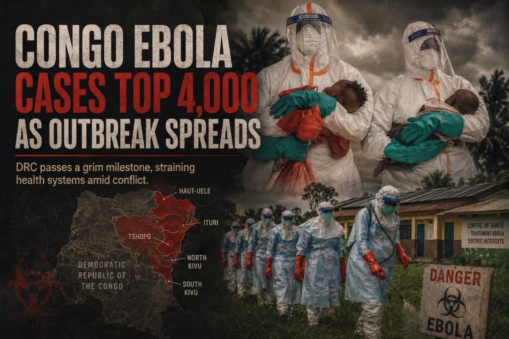 Congo Ebola Cases Top 4,000 as Outbreak Spreads