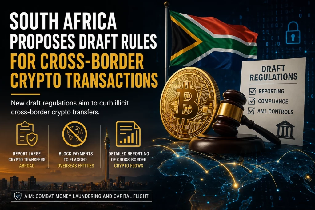 SOUTH AFRICA PROPOSES DRAFT RULES FOR CROSS-BORDER CRYPTO TRANSACTIONS