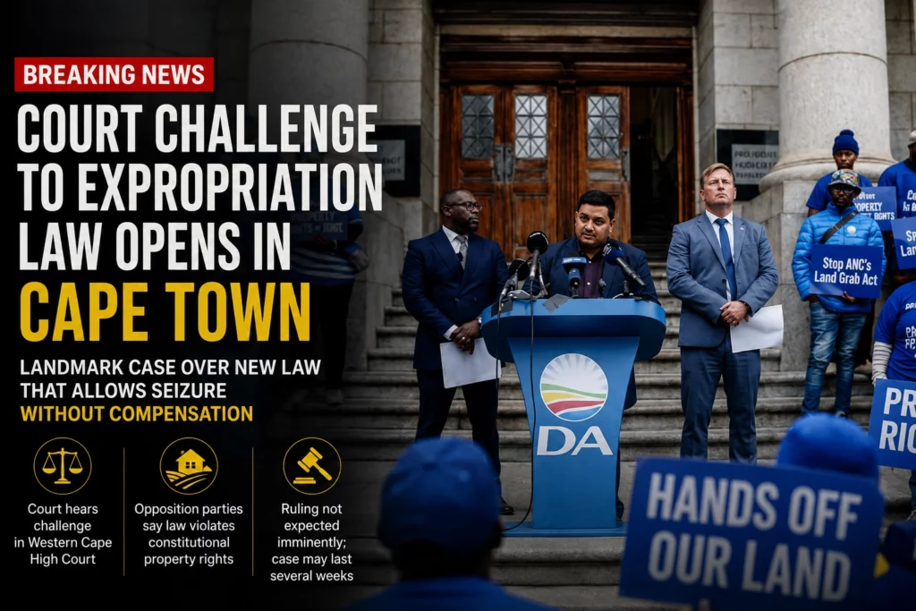 Court challenge to expropriation law opens in Cape Town
