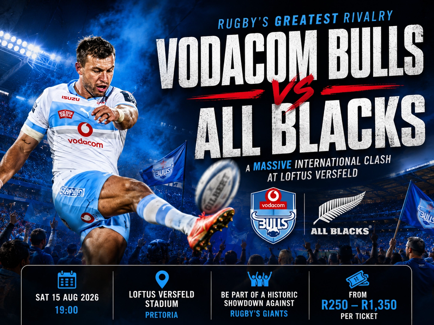 Vodacom Bulls vs All Blacks