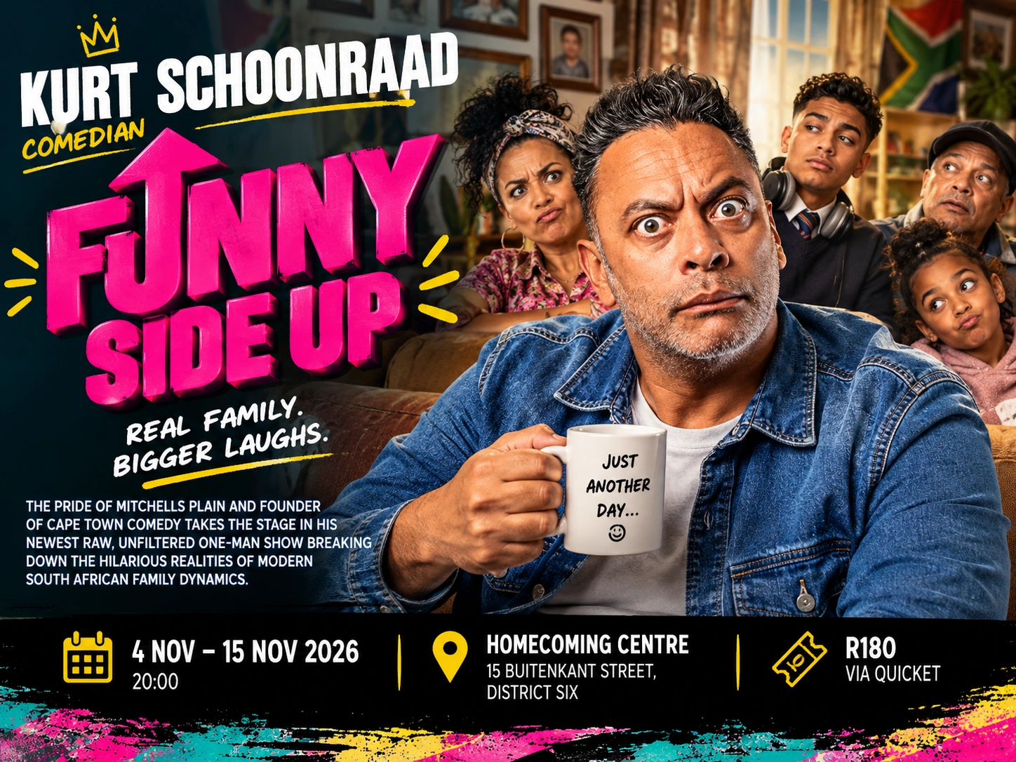 Kurt Schoonraad: Funny Side Up