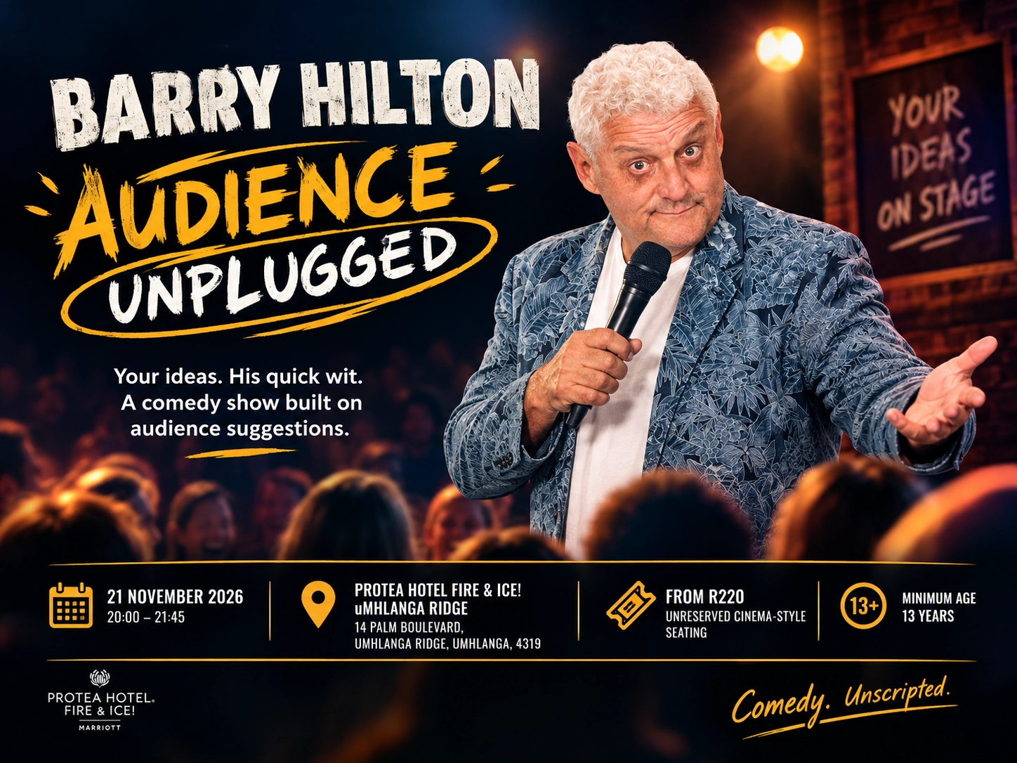 Barry Hilton - Audience Unplugged