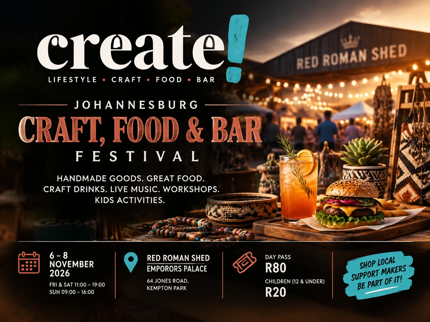 CREATE! Johannesburg Craft, Food & Bar Festival