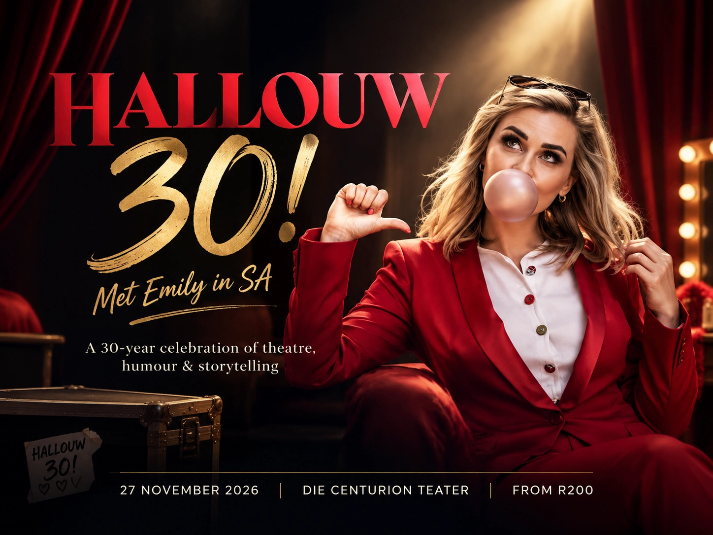 HALLOUW 30! – Met Emily in SA