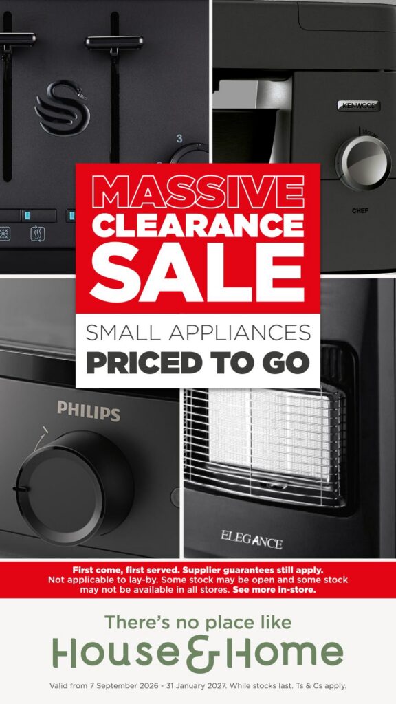 House & Home: Clearance Sale