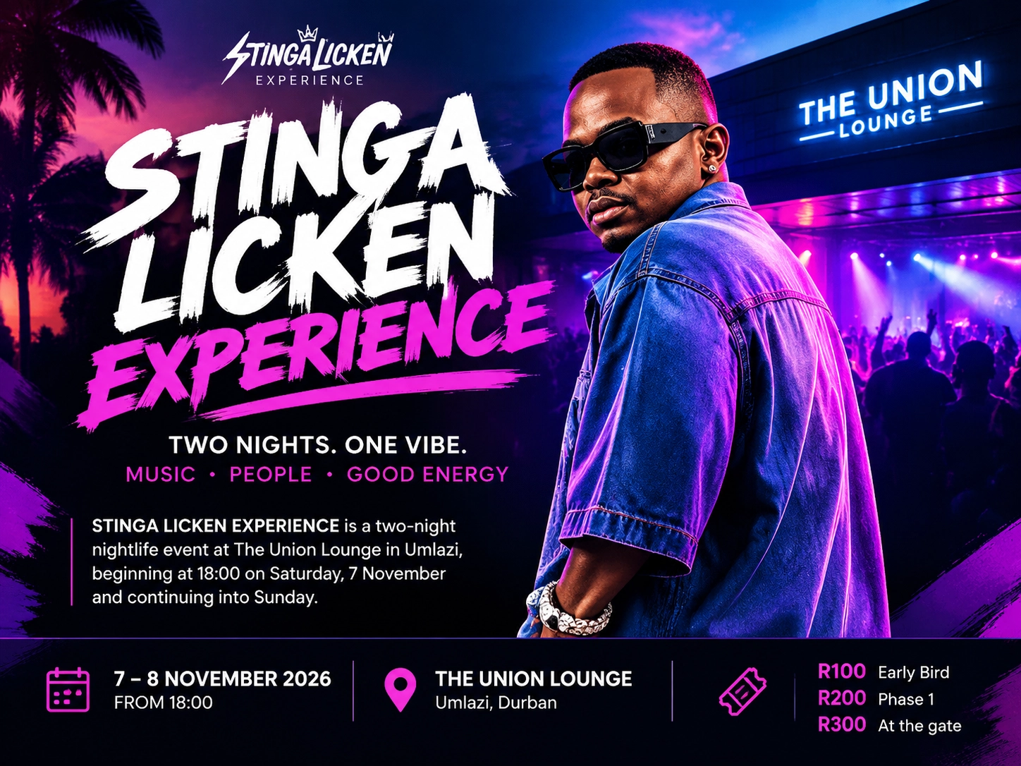 STINGA LICKEN EXPERIENCE