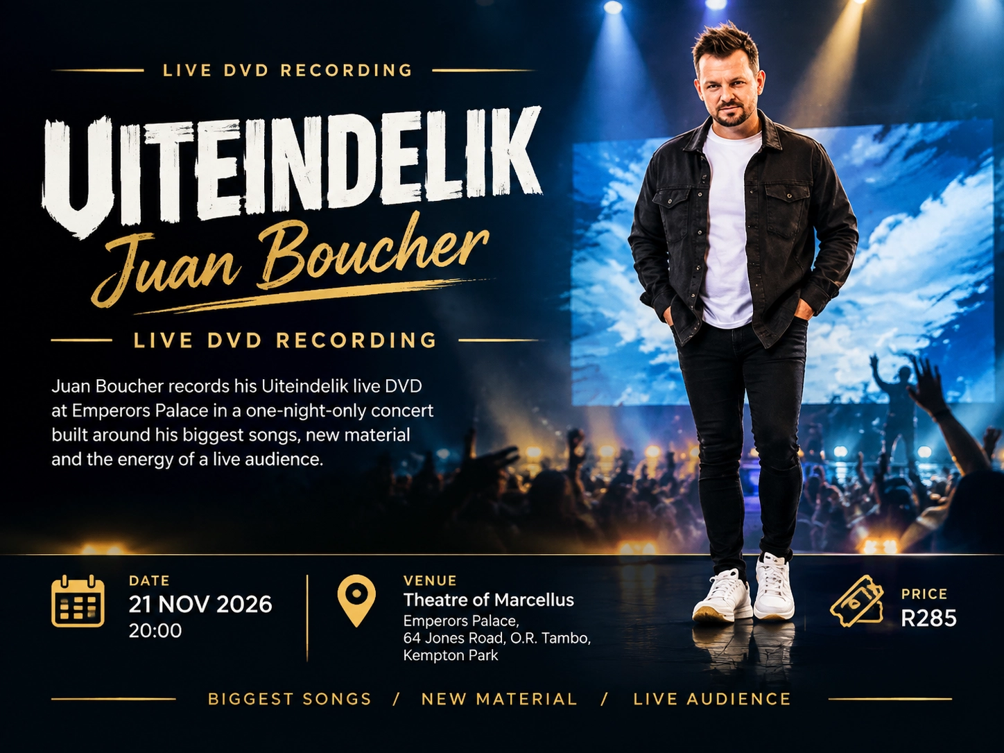 Uiteindelik – Juan Boucher Live DVD Recording